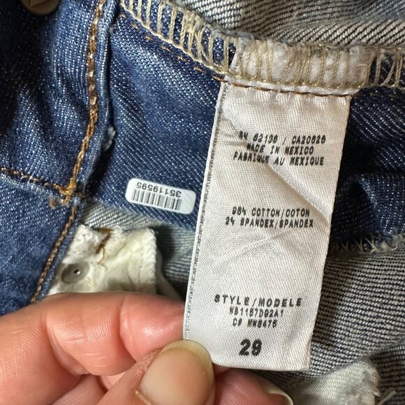 Vtg Guess 1981 Los Angeles Daredevil Bootcut Woman Teen Distressed Jeans 29 Y2K - Picture 8 of 14